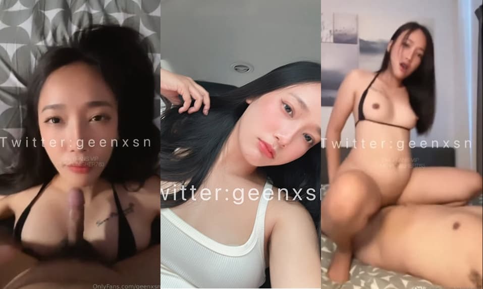 คลิปหลุด Onlyfans geenxsn น้องกรีนสาวไทยทรงซ้อโดนผัวเอาควยให้โม๊คเสียวๆ ก่อนโดนจับกระเด้าหีรัวๆแบบไม่ยั้งร้องครางอย่างลั่น